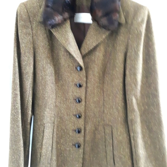 Dana Buchman Tweed Pencil Skirt - Picture 2 of 4